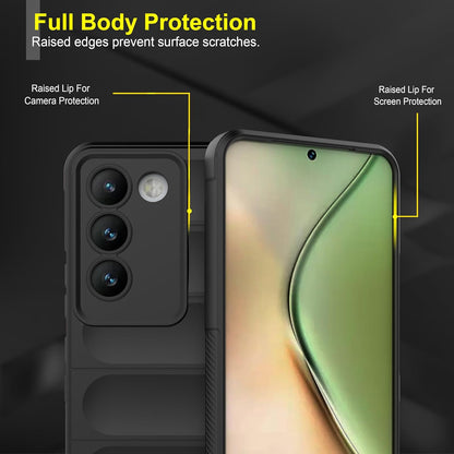 Samsung Galaxy A57 Hoesje - Zwart - Matte Siliconen Back Cover