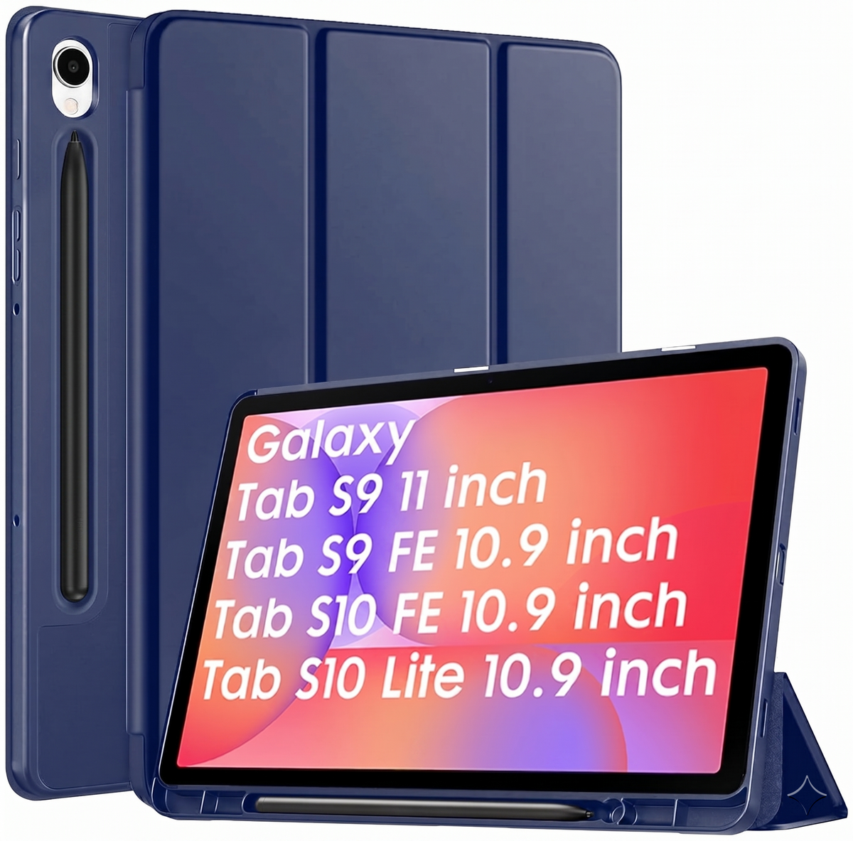 Samsung Galaxy Tab S10 Lite Tablet Case - Dark Blue - Smart Cover
