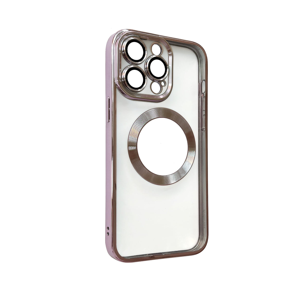 Apple iPhone 14 Pro Max Hoesje - Roze - Hybrid Siliconen MagSafe Back Cover