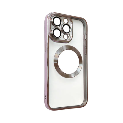 Apple iPhone 13 Pro Max Hoesje - Roze - Hybrid Siliconen MagSafe Back Cover