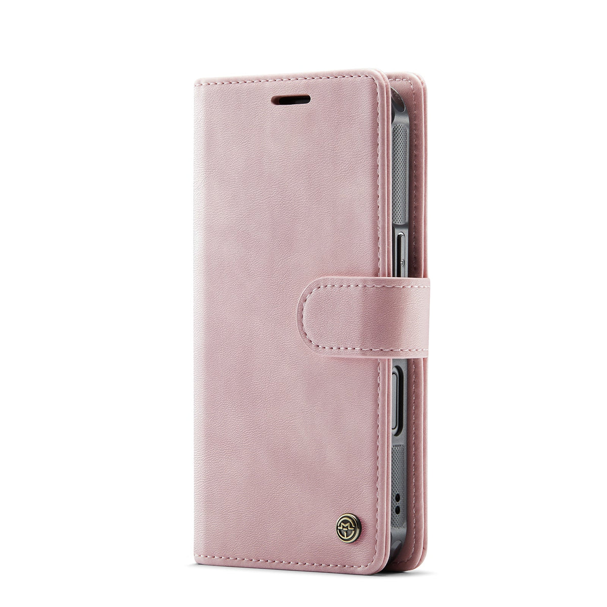 Apple iPhone 17 Case - Pale Pink - Luxury 2-in-1 MagSafe Wallet Case