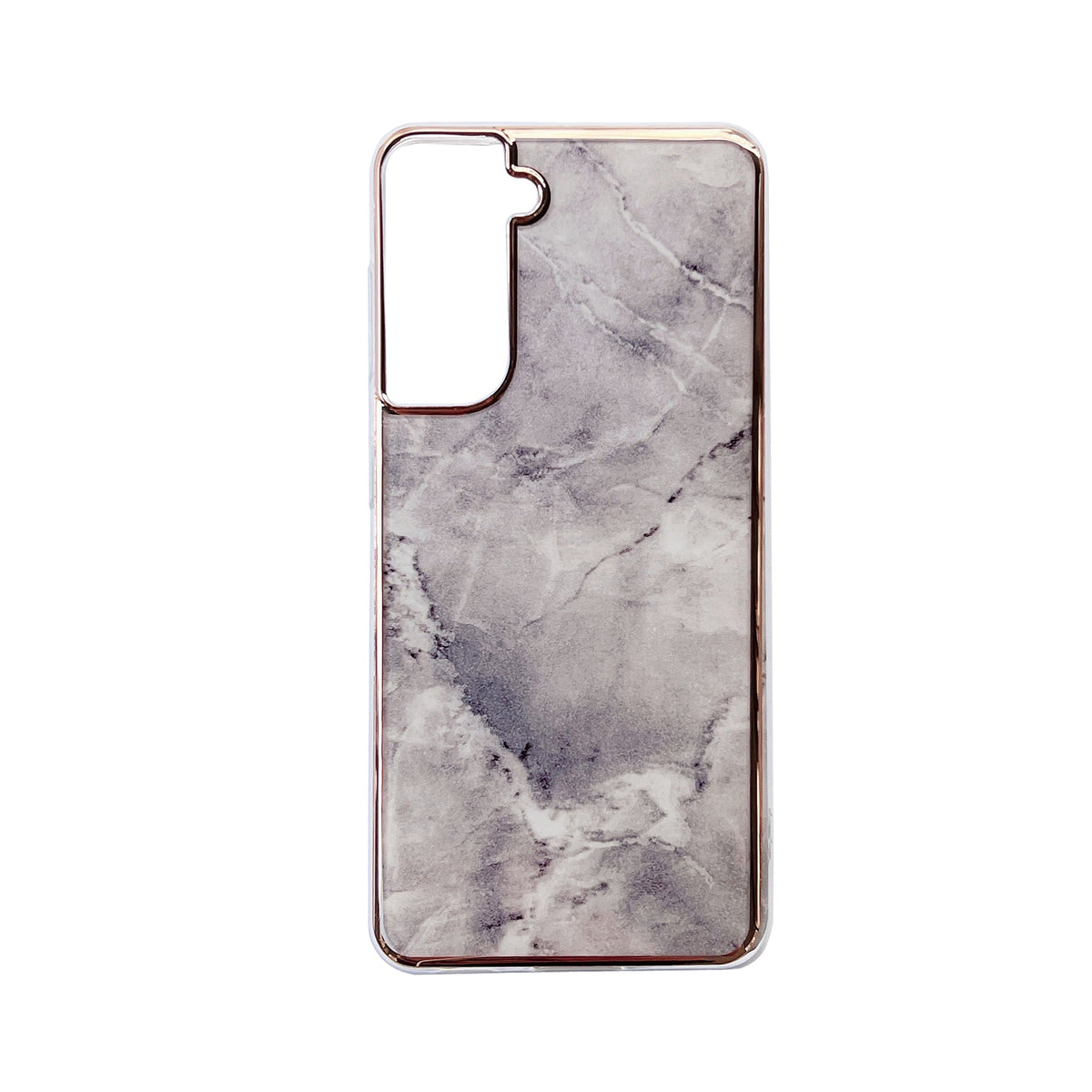 Samsung Galaxy S24 Plus Hoesje - Steen - Siliconen Marmer Back Cover