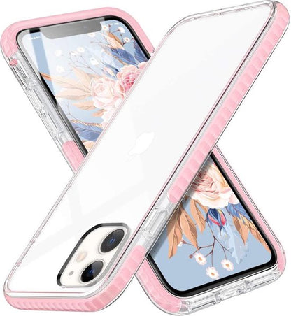 Apple iPhone 12 Mini Hoesje - Roze - Anti-Shock Back Cover
