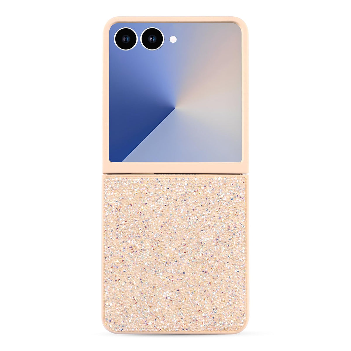 Samsung Galaxy Z Flip 7 Case - Gold - Diamond Glitter Back Cover