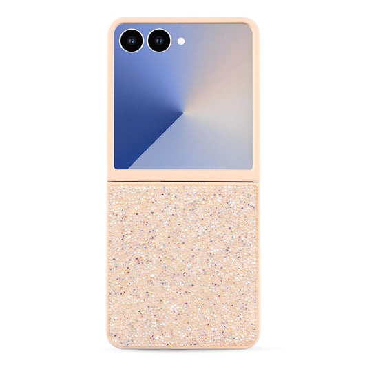 Samsung Galaxy Z Flip 7 Case - Gold - Diamond Glitter Back Cover