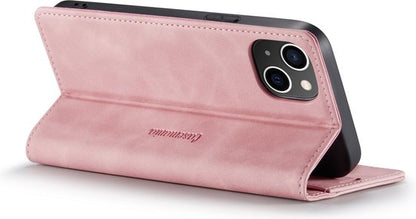 Apple iPhone 14 Hoesje - Pale Pink - Dunne Bookcase