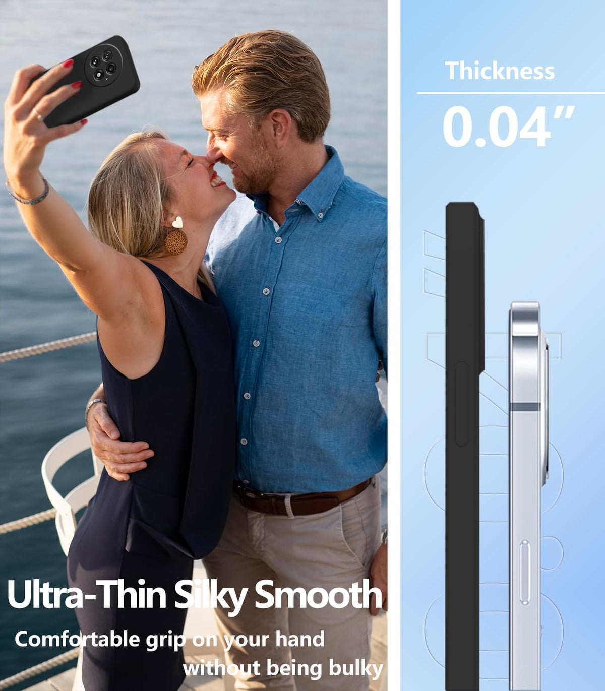 OnePlus 13 Hoesje - Zwart - Siliconen Camera Bescherming Back Cover
