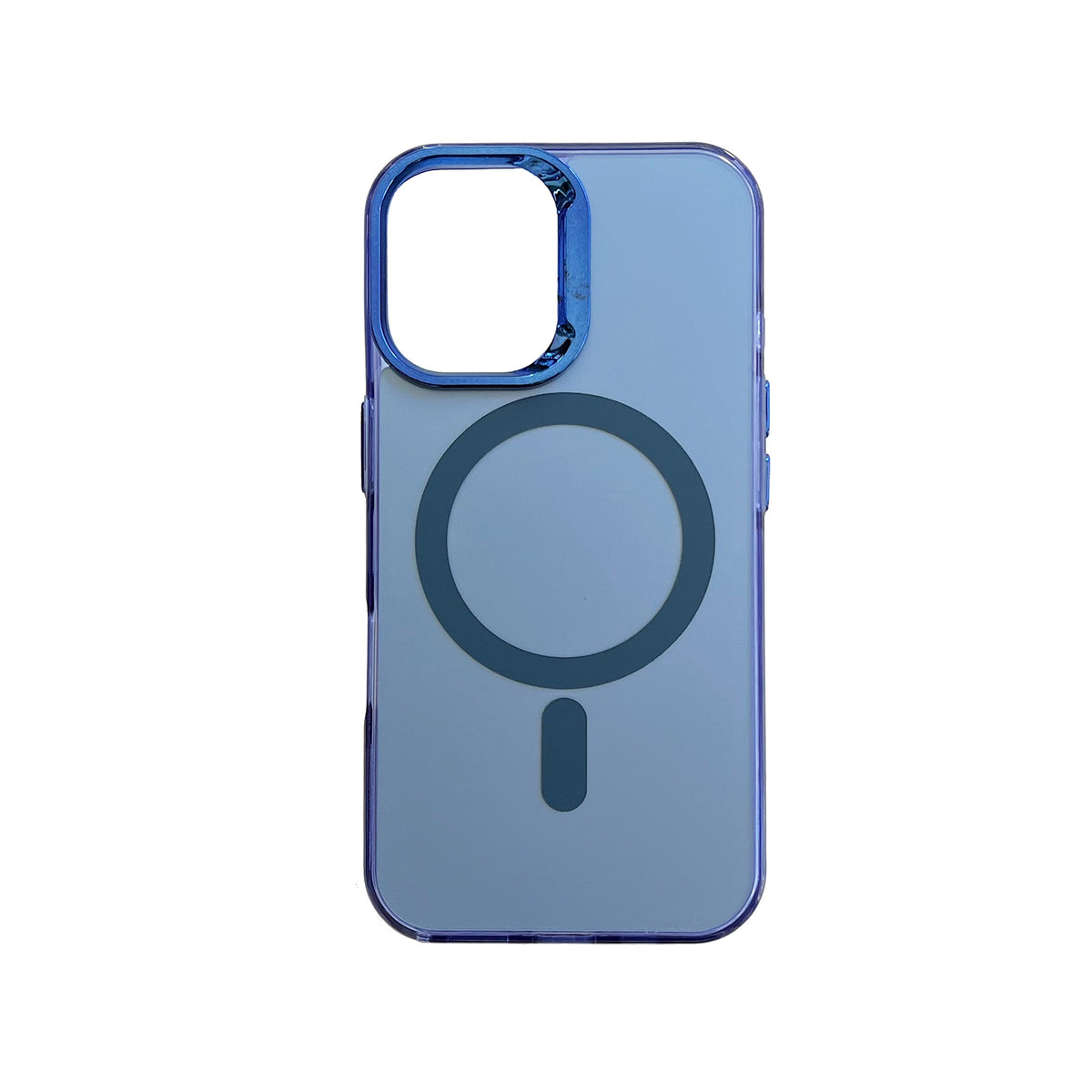 iPhone 15 Hoesje - Blauw - Fusion Armor MagSafe Back Cover