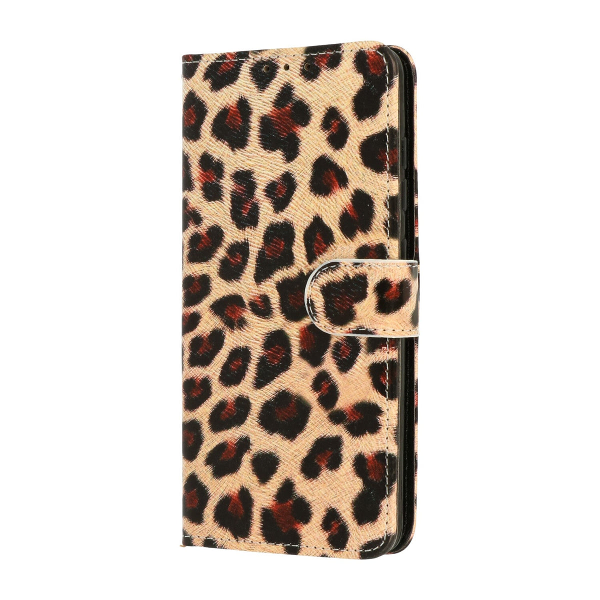 Apple iPhone 17e Hoesje - Luipaard - Print Bookcase