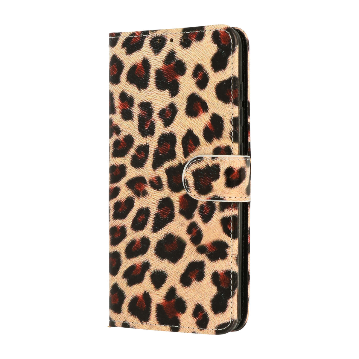 Samsung Galaxy A27 Hoesje - Luipaard - Portemonnee Book Case met Print