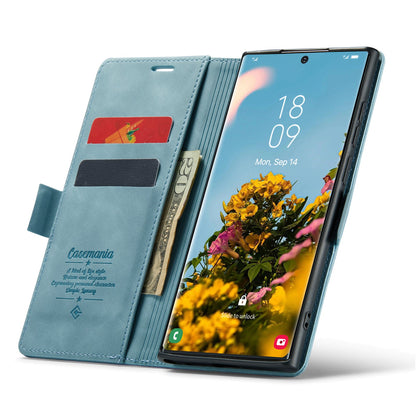Samsung Galaxy S24 Ultra Case - Aqua Blue - Slim Wallet Case
