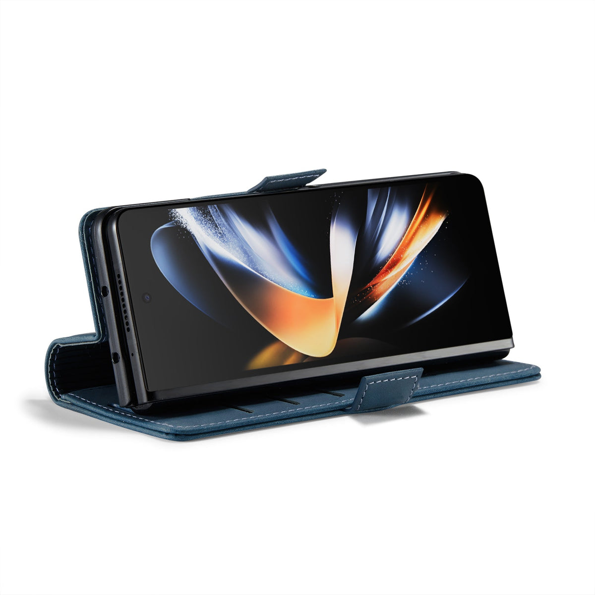 Samsung Galaxy Z Fold 5 Hoesje - Navy Blue - Bookcase