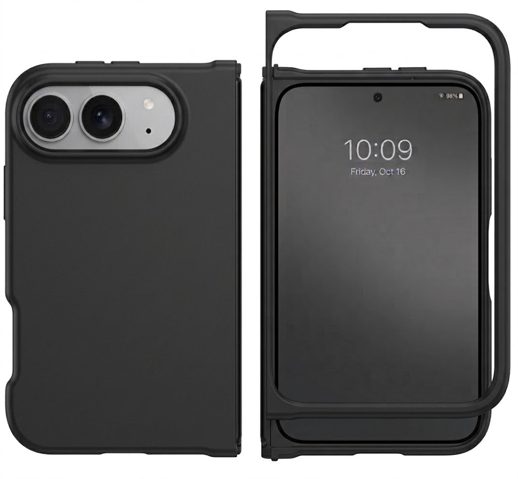Apple iPhone Duo Hoesje - Zwart - Hardcase Back Cover met Schermrand