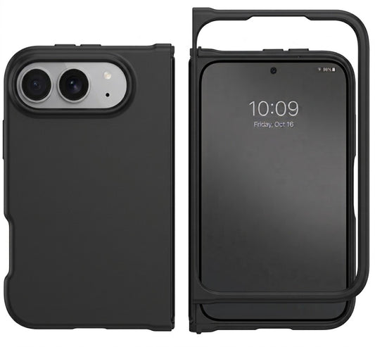 Apple iPhone Duo Hoesje - Zwart - Hardcase Back Cover met Schermrand