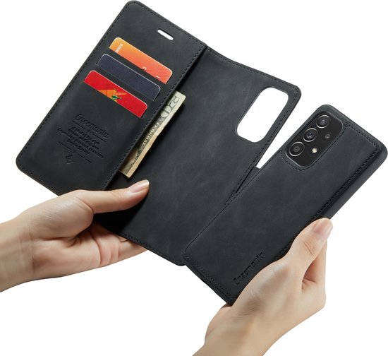 Samsung Galaxy A23 5G Hoesje - Charcoal Gray - 2 in 1 Bookcase