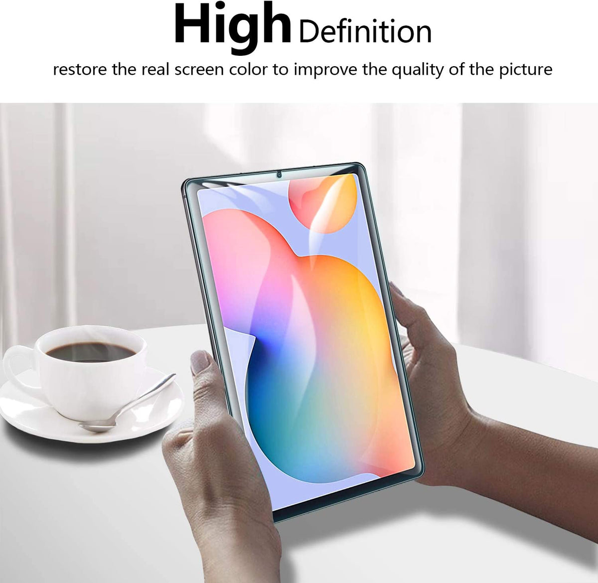 Samsung Galaxy Tab S6 Lite WiFi 2024 / S6 Lite WiFi 2022 / S6 Lite Screenprotector - Full Cover - 2 Stuks