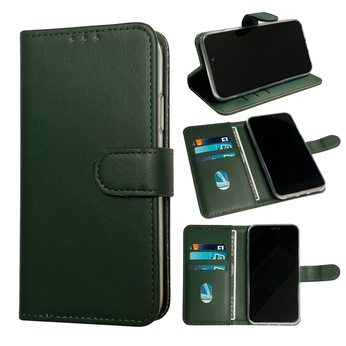 Samsung Galaxy A15 5G Hoesje - Groen - Bookcase