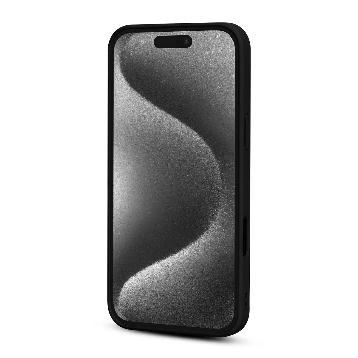 Apple iPhone 16 Hoesje - Zwart - Diamant Glitter Back Cover