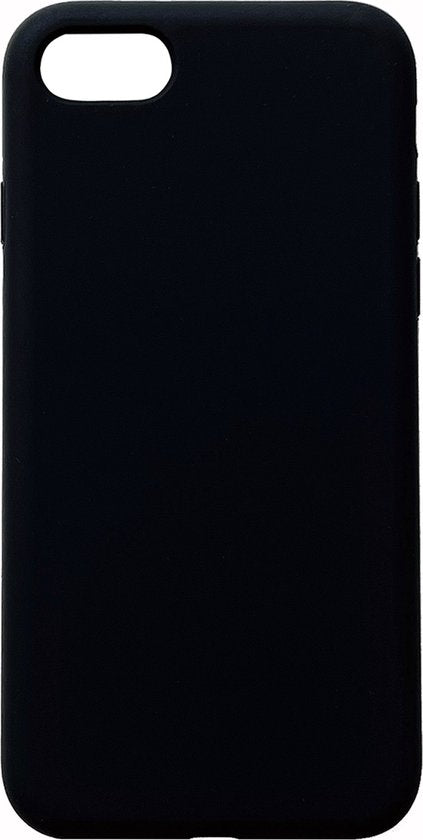Apple iPhone SE (2020) Hoesje - Zwart - Liquid Siliconen Back Cover