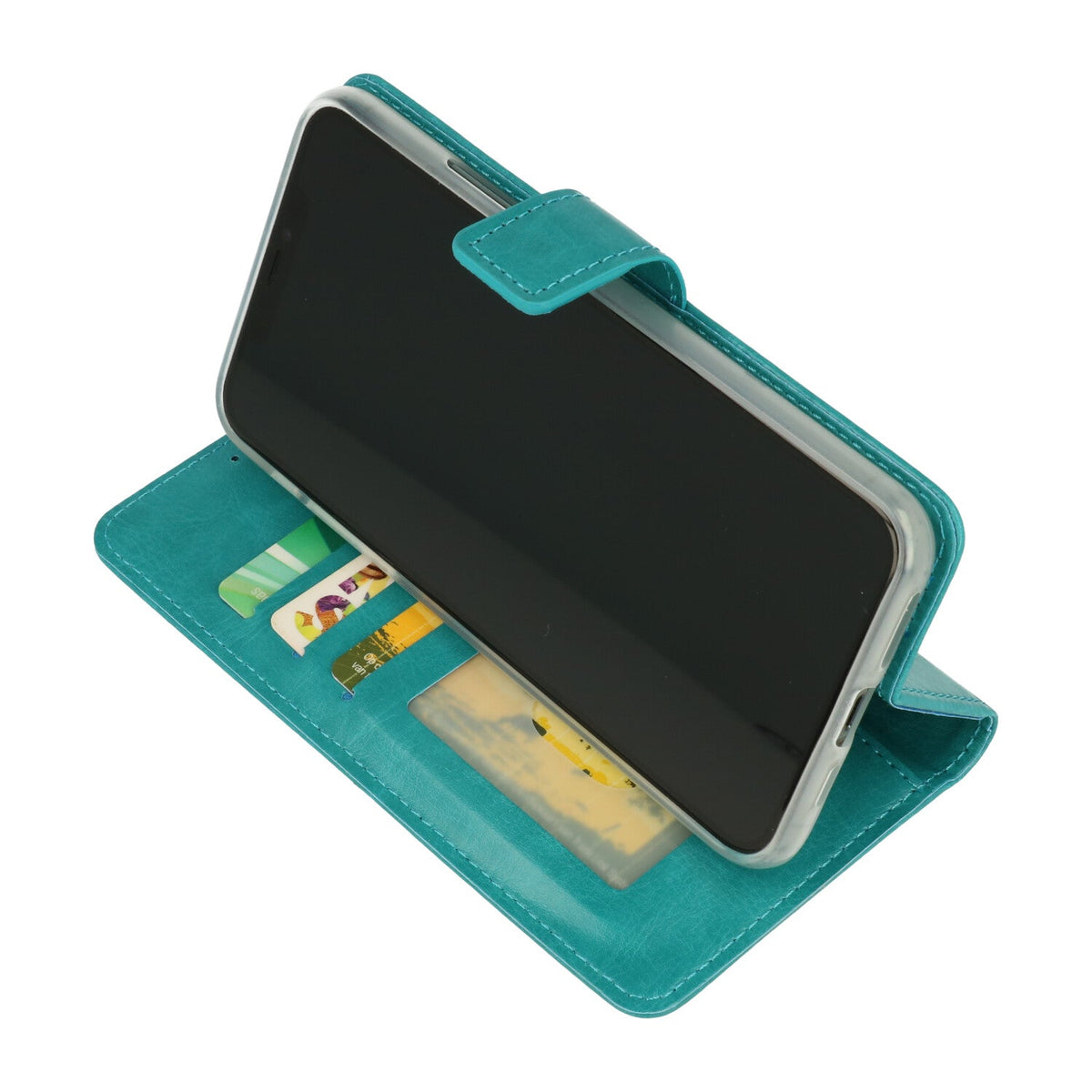 Samsung Galaxy M11 Hoesje - Turquoise - Bookcase
