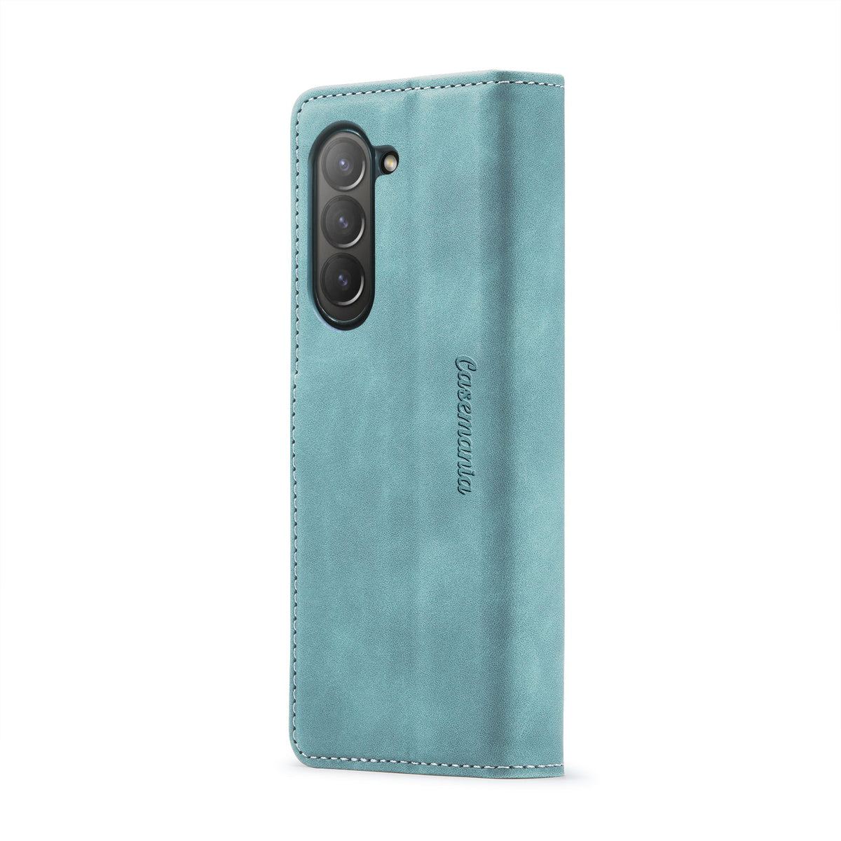 Samsung Galaxy Z Fold 7 Hoesje - Aqua Blue - Dunne Bookcase