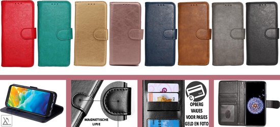 Samsung Galaxy Note8 Hoesje - Zwart - Luxe Bookcase