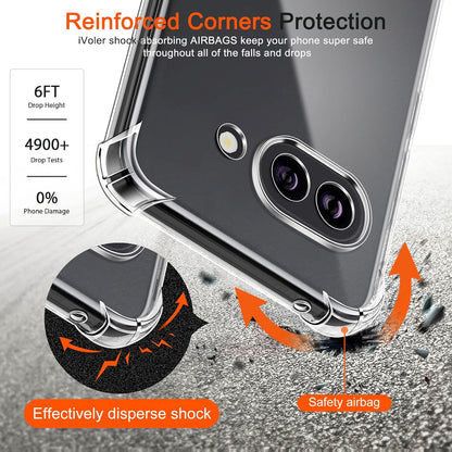 Google Pixel 9a Hülle - Transparent - Stoßfestes Backcover