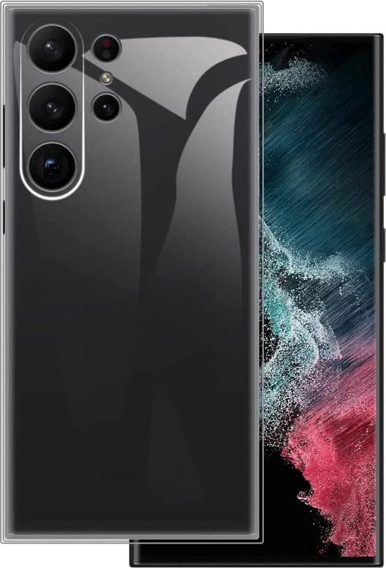 Samsung Galaxy S23 Ultra Hoesje - Transparant - Siliconen Back Cover