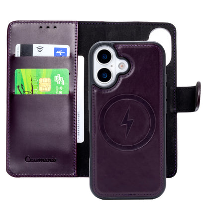 Snap Leather | MagSafe-Compatibel 2-in-1 Leren Bookcase | iPhone 17 Exclusive