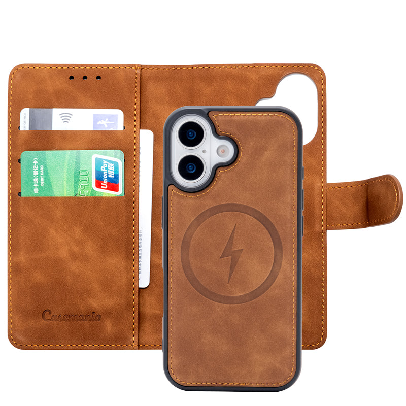 Snap Magnet | MagSafe-Compatibel 2-in-1 Bookcase |  Sienna Brown