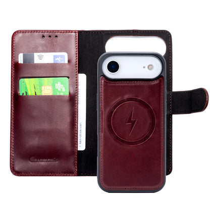 Snap Leather | MagSafe-Compatibel 2-in-1 Leren Bookcase | iPhone 17 Exclusive