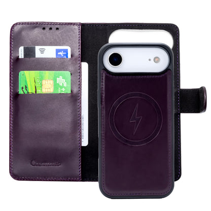 Snap Leather | MagSafe-Compatibel 2-in-1 Leren Bookcase | iPhone 17 Exclusive