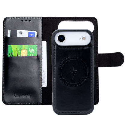 Snap Leather | MagSafe-Compatibel 2-in-1 Leren Bookcase | iPhone 17 Exclusive