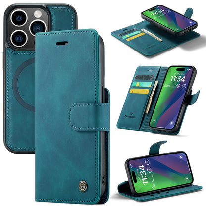 iPhone 15 Plus Hoesje - Emerald Green - 2 in 1 MagSafe Bookcase