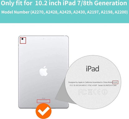 iPad 10.2 Tablethoes - Lavender - Pen Slot Smart Cover