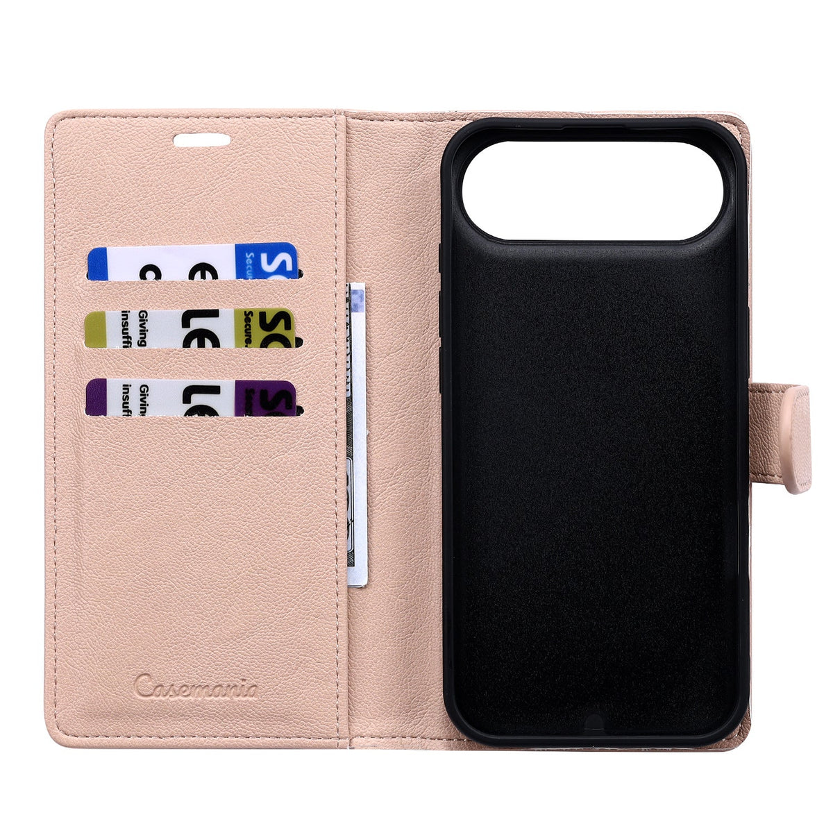 Apple iPhone Air Hoesje - Pale Pink - 2 in 1 MagSafe Bookcase