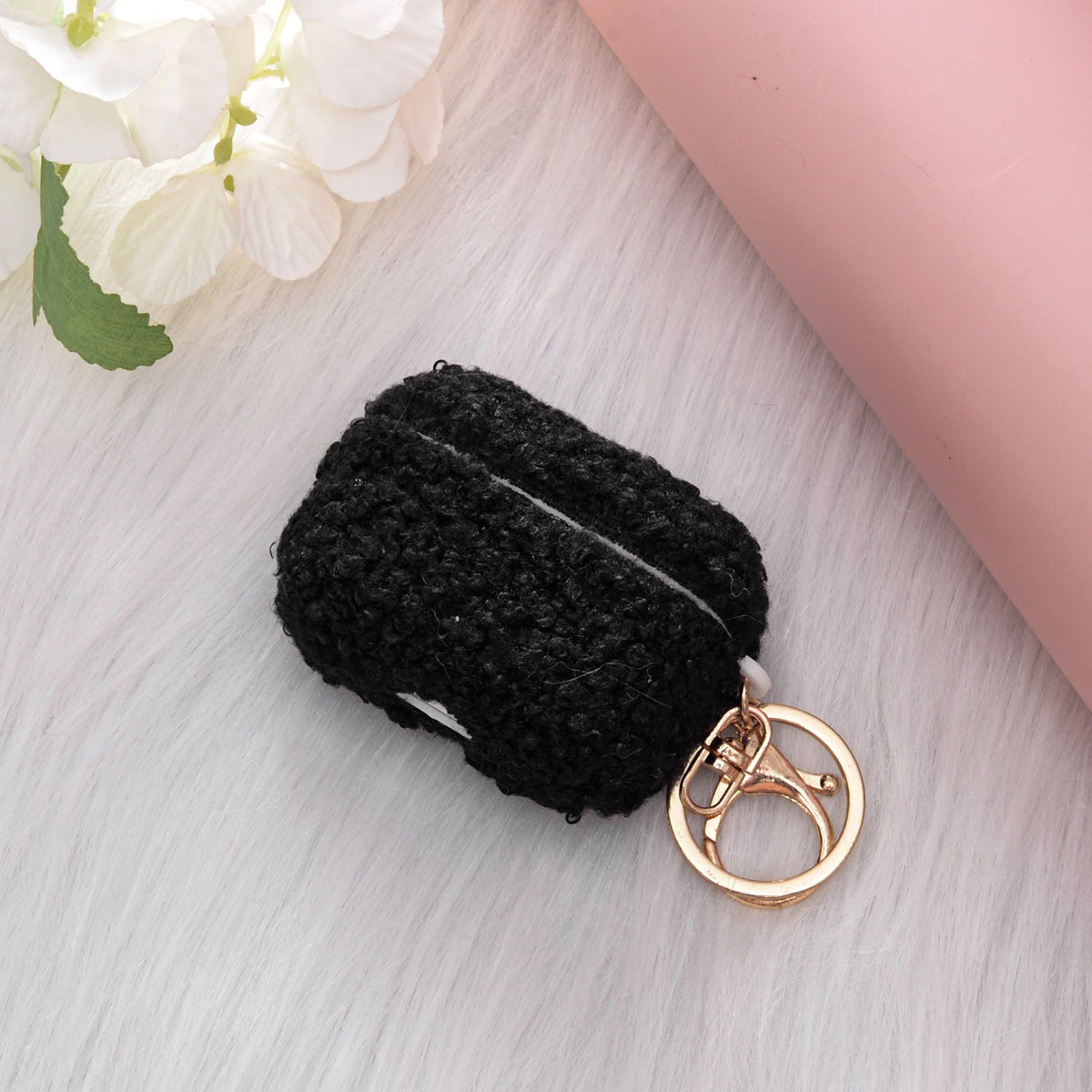 Apple AirPods Pro 2 / Pro Hoesje - Teddy Furr - Zwart
