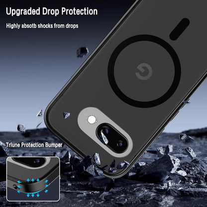 Google Pixel 10a Case - Black - Matte Armor MagSafe Back Cover