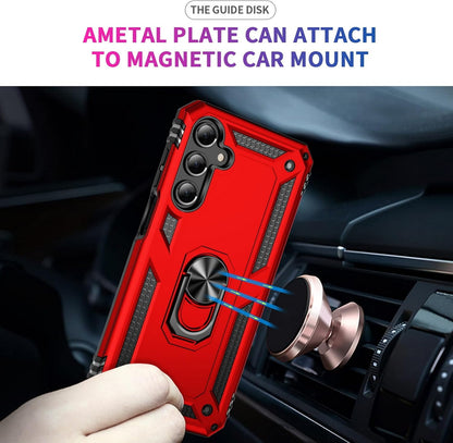 Samsung Galaxy A17 5G Hoesje - Rood - Armor Kickstand Back Cover
