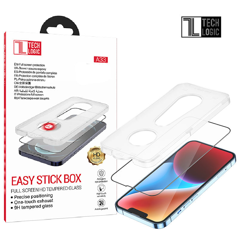 Apple iPhone 13 Screenprotector - Full Cover met applicator en Installatiekit - 1 Stuk
