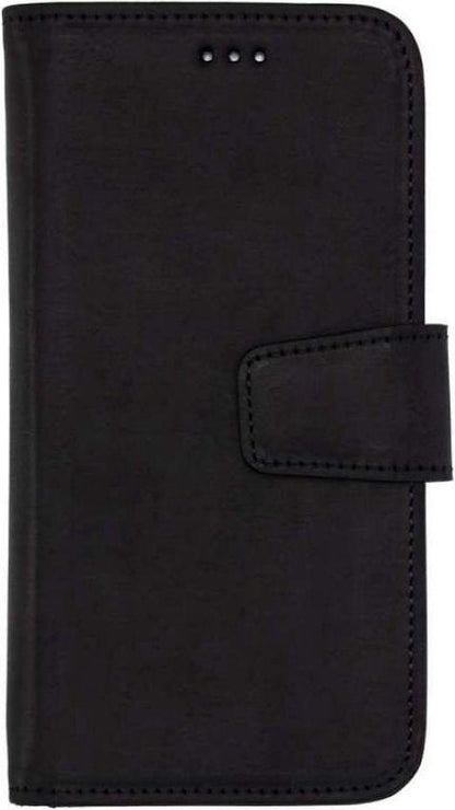 Samsung Galaxy S10+ Hoesje - Zwart - Echt Leren Bookcase