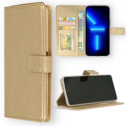 Apple iPhone 13 Mini Hoesje - Goud - MagSafe Bookcase