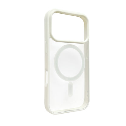 Apple iPhone 18 Pro Hülle - Weiß - Bumper-MagSafe-Backcover
