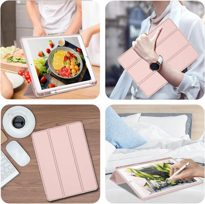 iPad 10.2 Tablethoes - Roze - Pen Slot Smart Cover