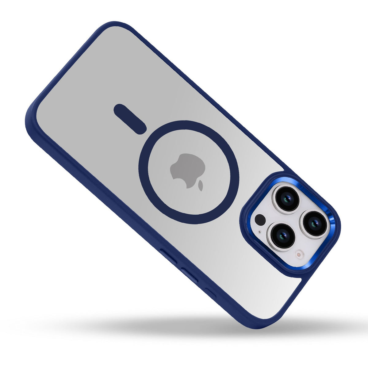 Apple iPhone 16 Pro Case - Blue - Bumper MagSafe Back Cover