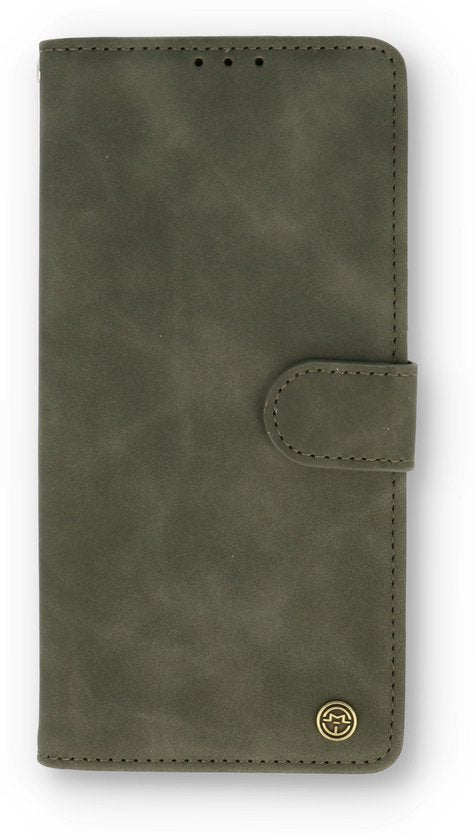 Apple iPhone SE (2022) Hoesje - Shadow Grijs - Luxe Portemonnee Bookcase