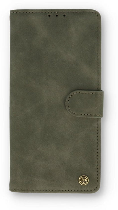 Apple iPhone SE (2022) Hoesje - Shadow Grijs - Luxe Portemonnee Bookcase