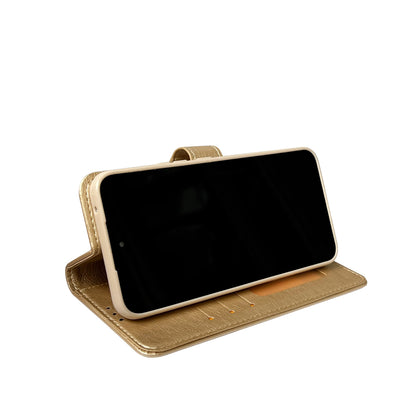 Samsung Galaxy A14 4G Hoesje - Goud - Bookcase