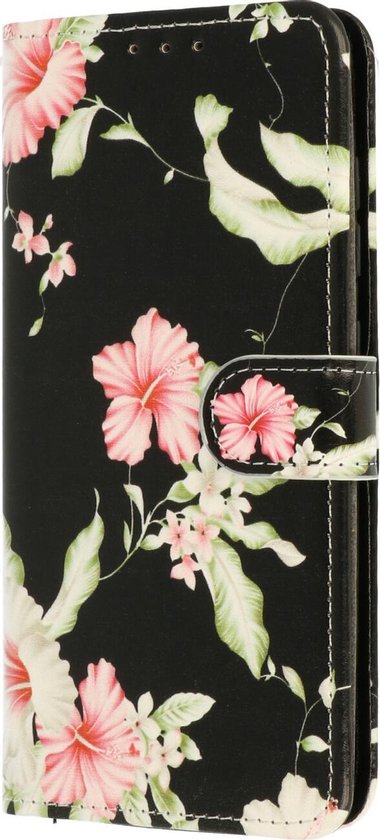 Samsung Galaxy A52 5G Hoesje - Bloemen - Print Bookcase