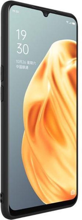 OPPO A16 Hülle - Schwarz - Silikon Back Cover